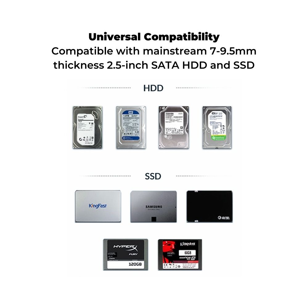 Orico 2520U3 2.5" SATA USB3.0 Hard Drive Enclosure